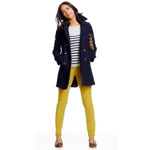 Boden skinny full length corduroy pant chartreuse mustard 8R